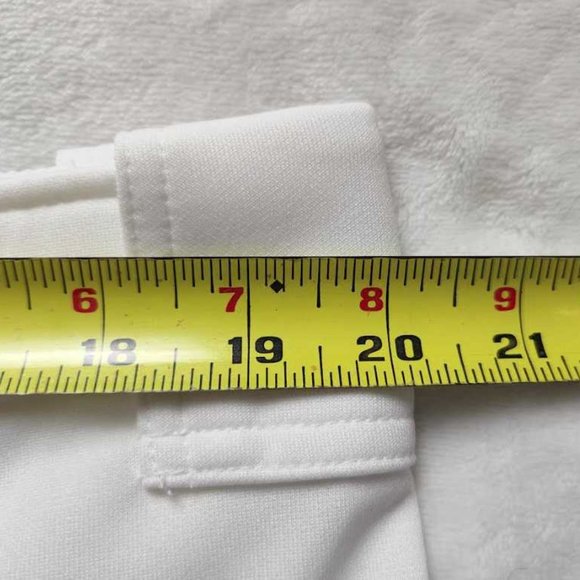 New women's XXL Mizuno Select belted piped fastpitch softball pant in white - Picture 5 of 8